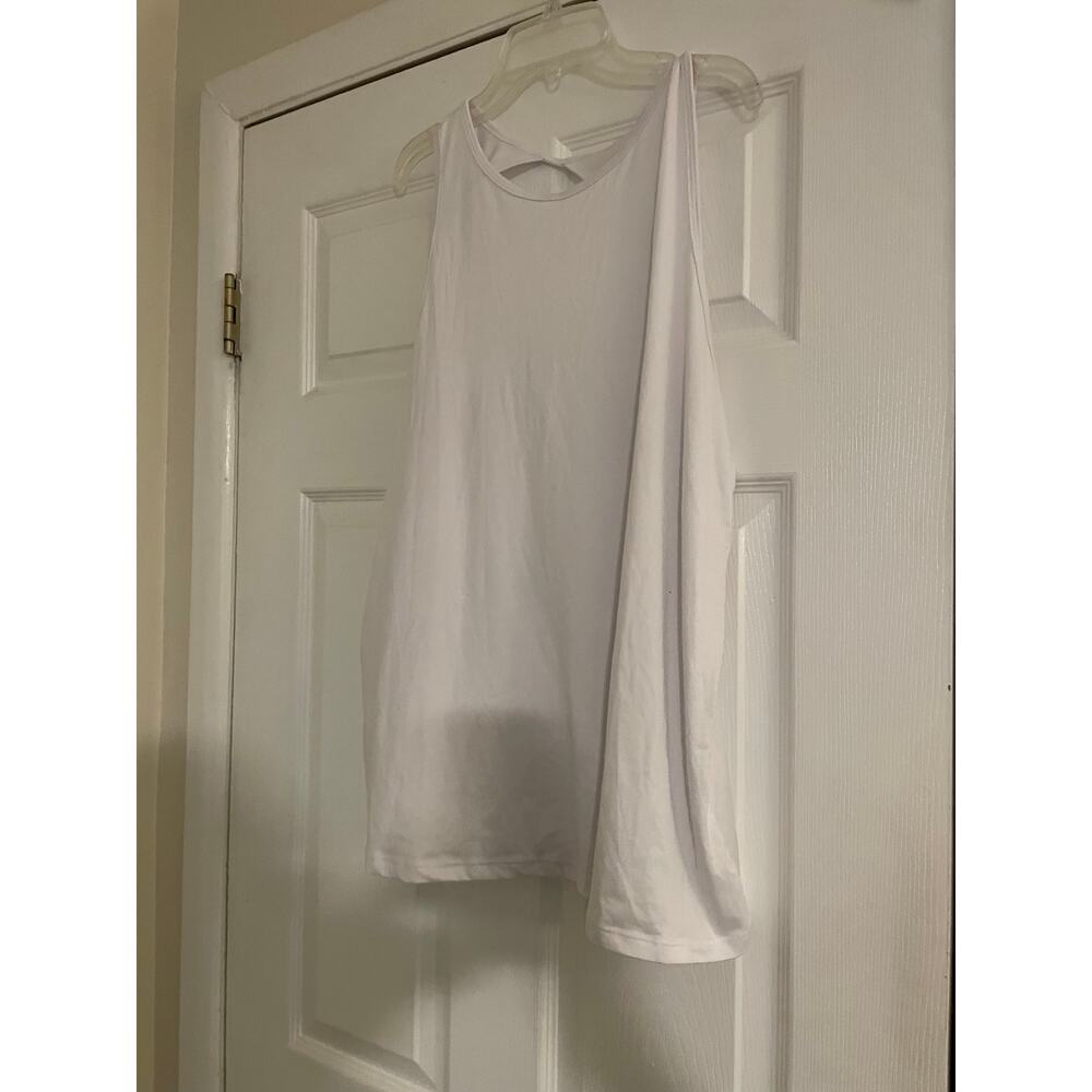 Kyodan white open back tank top XL - Picture 2 of 5